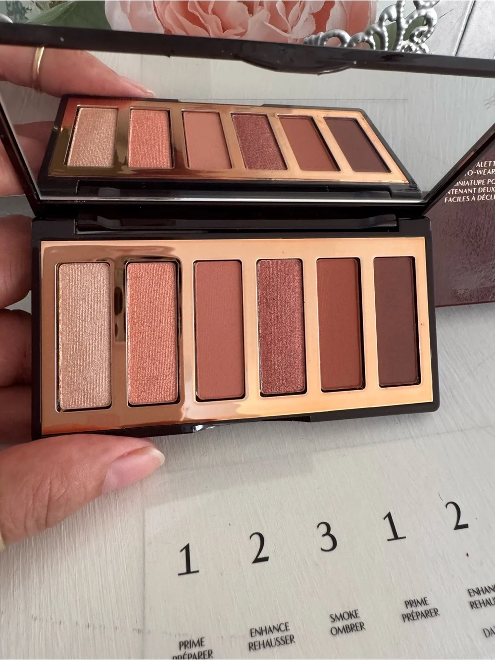 Charlotte Tilbury Rose & Warm Neutral 6-Shade Eyeshadow MINI Palette